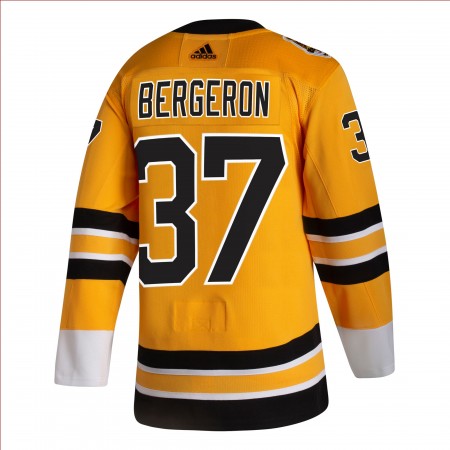 Boston Bruins Patrice Bergeron 37 2020-21 Reverse Retro Authentic Shirt - Mannen